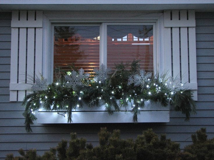 Winter Window Accents to Boost Curb Appeal